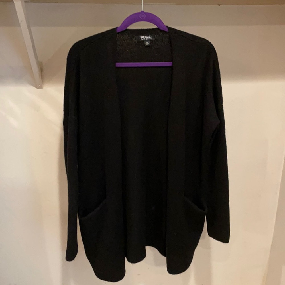 M Black Buffalo Cardigan